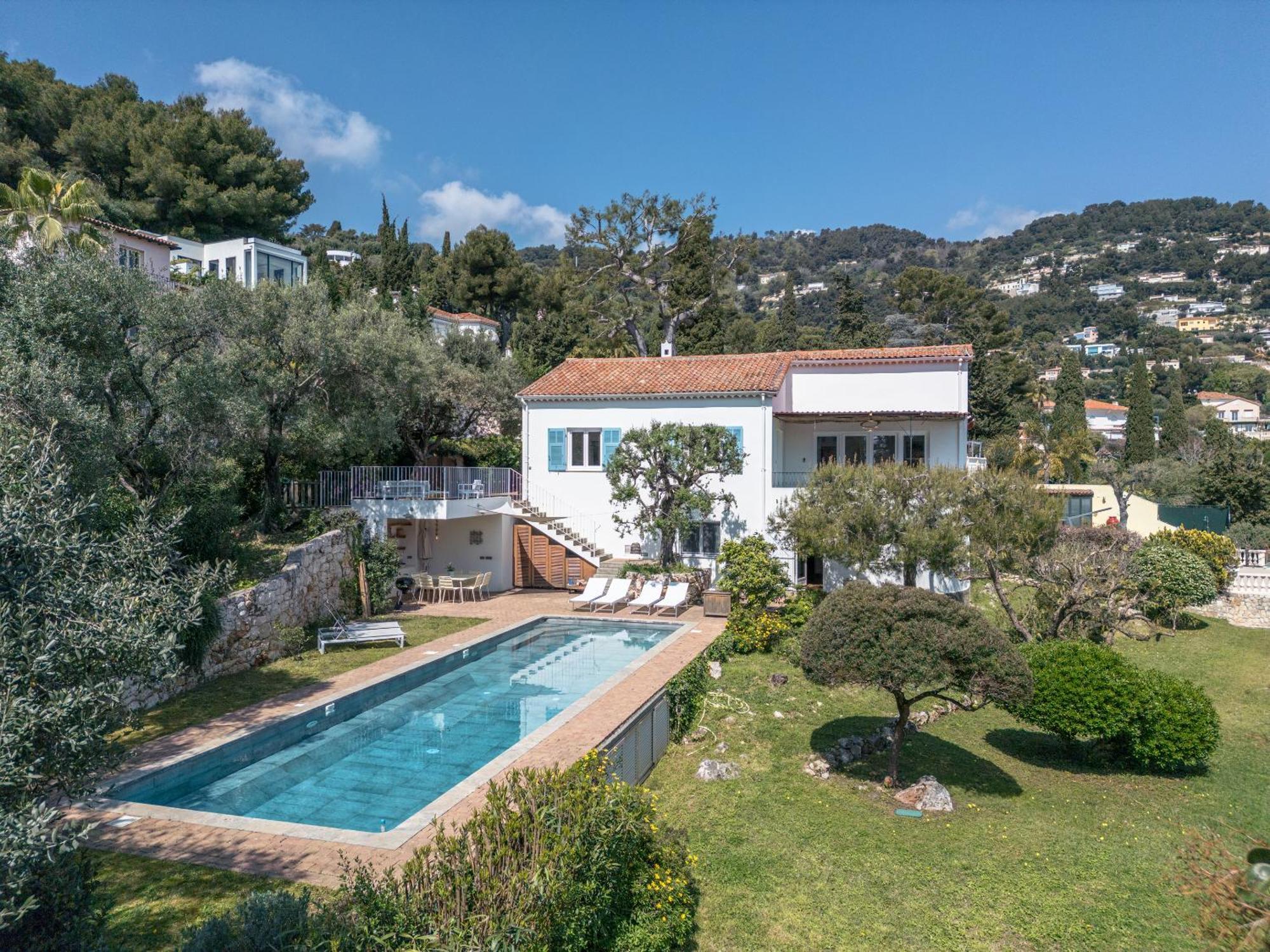 Shangrila, Charming House With Sea View, Swimming Pool And Garden Nr Monaco And Italy
